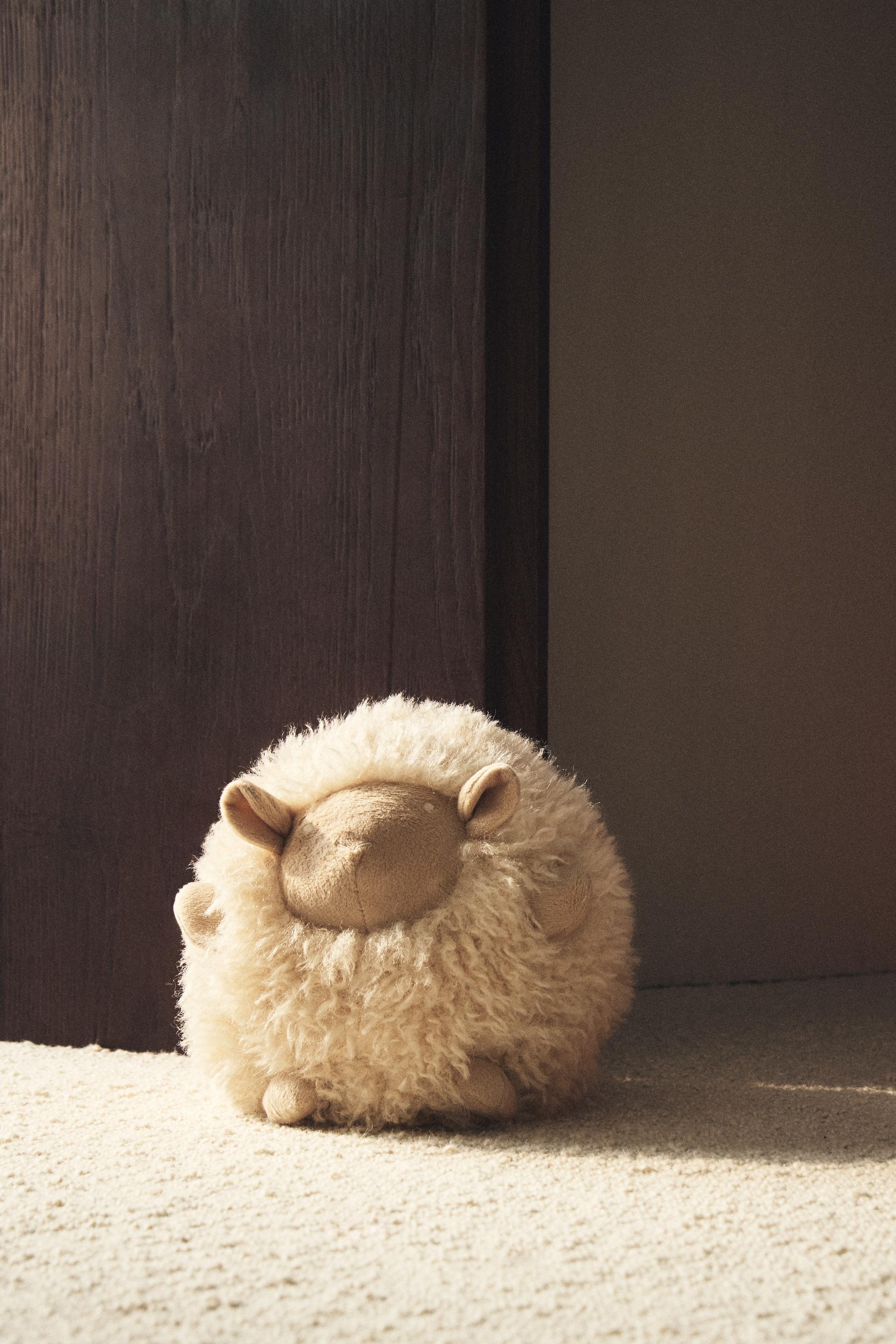 CHRISTMAS SHEEP DOORSTOP
